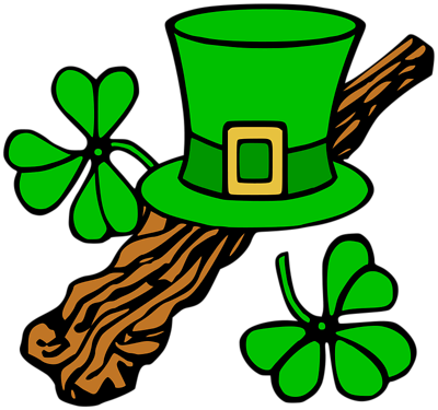 Illustration Of A Saint Patrick_s Day Hat And Shillelagh.png